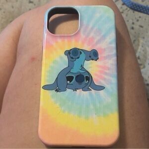 Tie-Dye Blue Stitch iPhone 13/14 Case